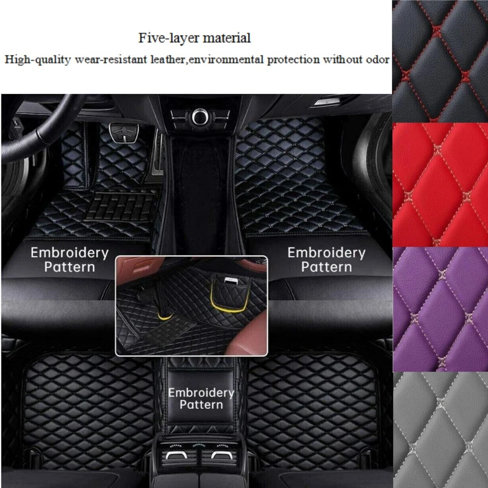 Alfombrillas para coche Audi todos los modelos de lujo revestimientos impermeables alfombras carga personalizadas Foto 2 de 4