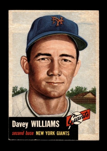 1953 Topps Set-Break #120 Davey Williams VG-VGEX (crease) *GMCARDS*