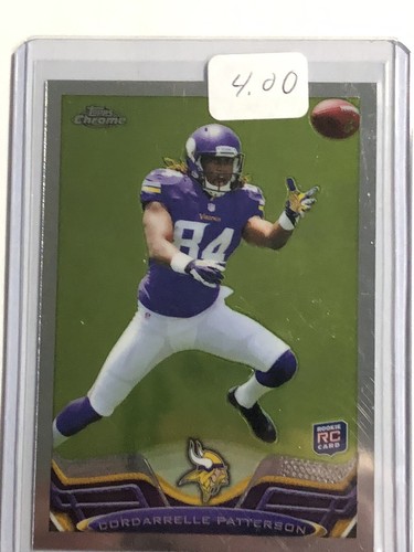 2013 Topps Chrome Cordarrelle Patterson Rookie Card 19 EBay