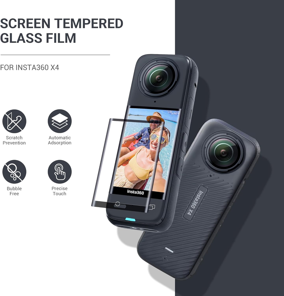 Insta 360 X4 Screen Protector for Insta360 X4 Accessories, Ultra HD