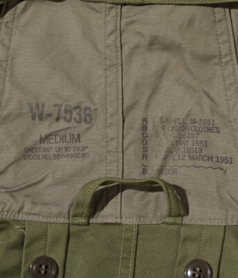 BUZZ RICKSON'S BR12266 Type M-51 BUZZ RICKSON CLOTHES FIELD PARKA