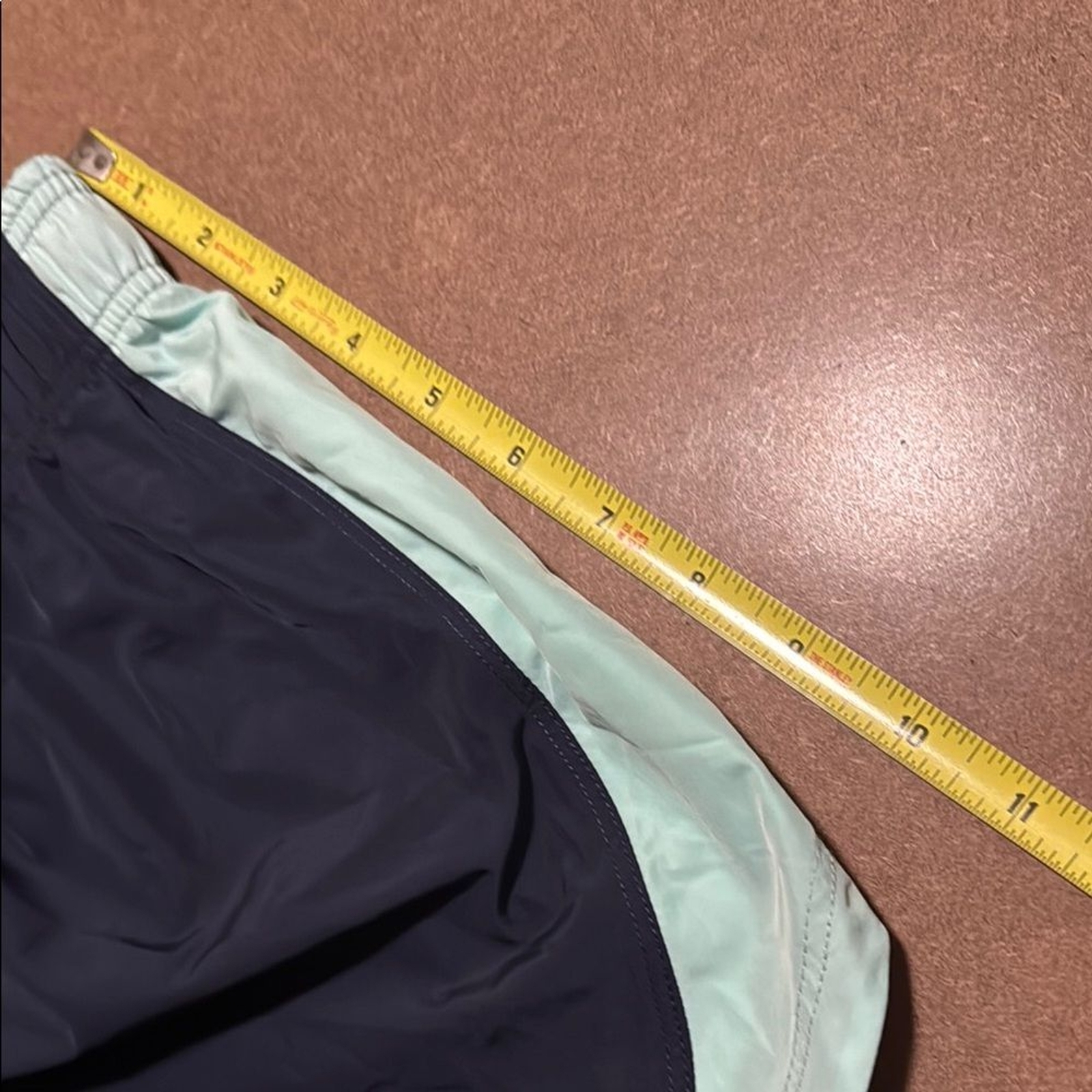 Fila pantaloncino sportivo blu navy e blu con elastico in vita donna M