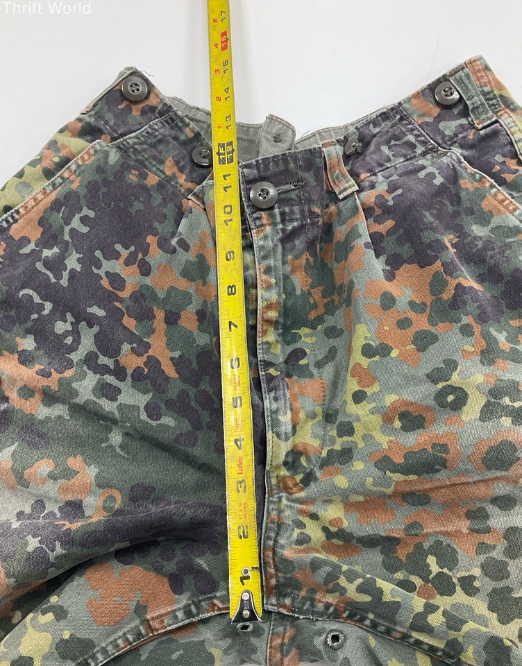 German Army Flecktarn Camouflage Cargo Pants Size 34 x 29 Vintage eBay