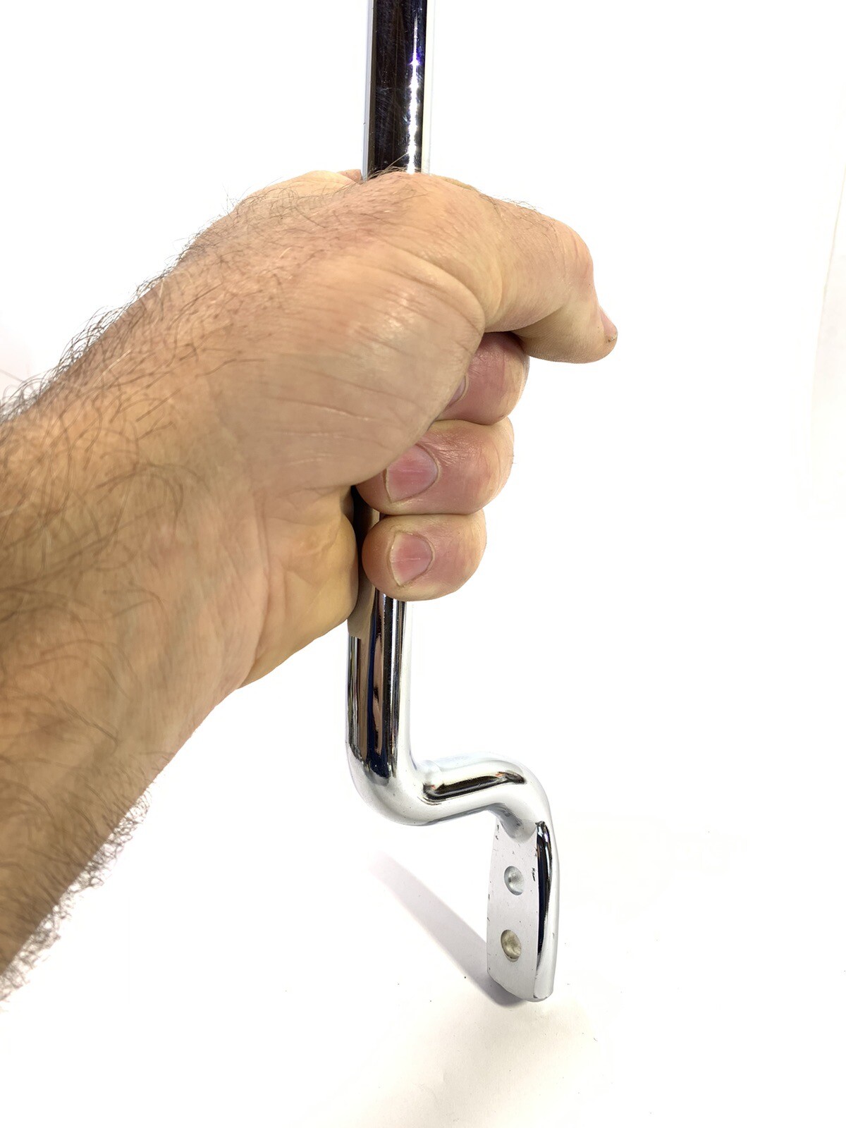 Chrome Solid Steel 30 X 3/4 Inch Semi Truck Grab Bar Handle Rat Rod Old School eBay