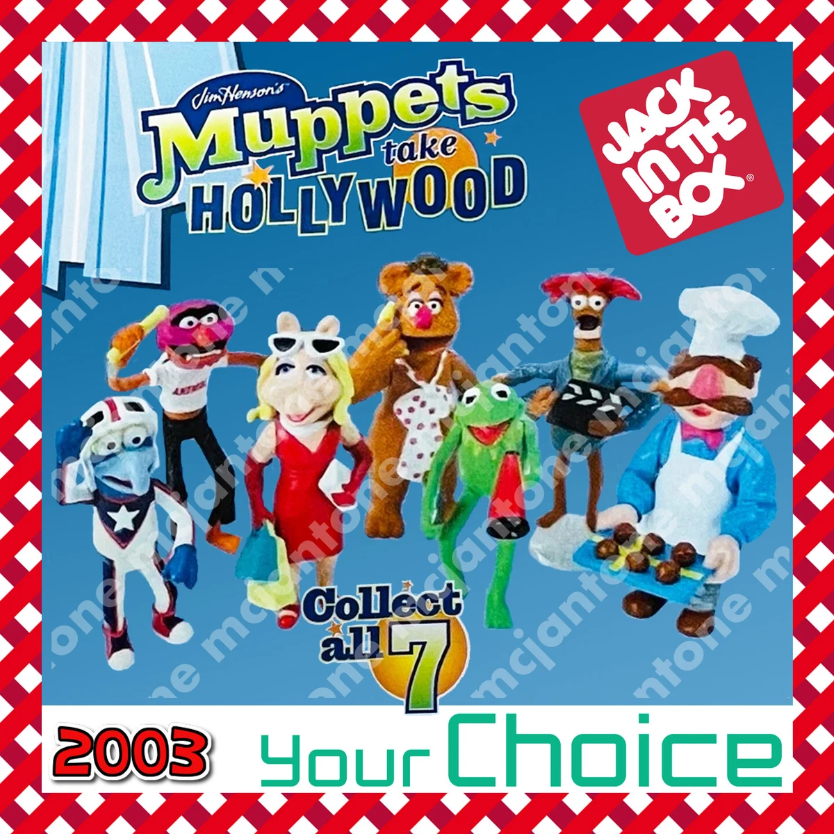 ジャックインザボックス　マペット　ジム・ヘンソン　激レア　フルコンプ　ミールトイ Muppets Jack in the Box Collectors & Hobbyists Fast Food & Cereal