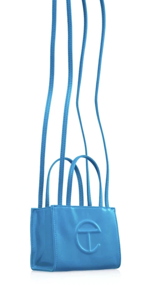 Small Shopping Bag - Cyan – shop.telfar