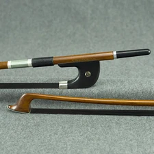 ***USD80 OFF-Special SALE***PROFESSIONAL PERNAMBUCO GERMAN BASS BOW Black Hair