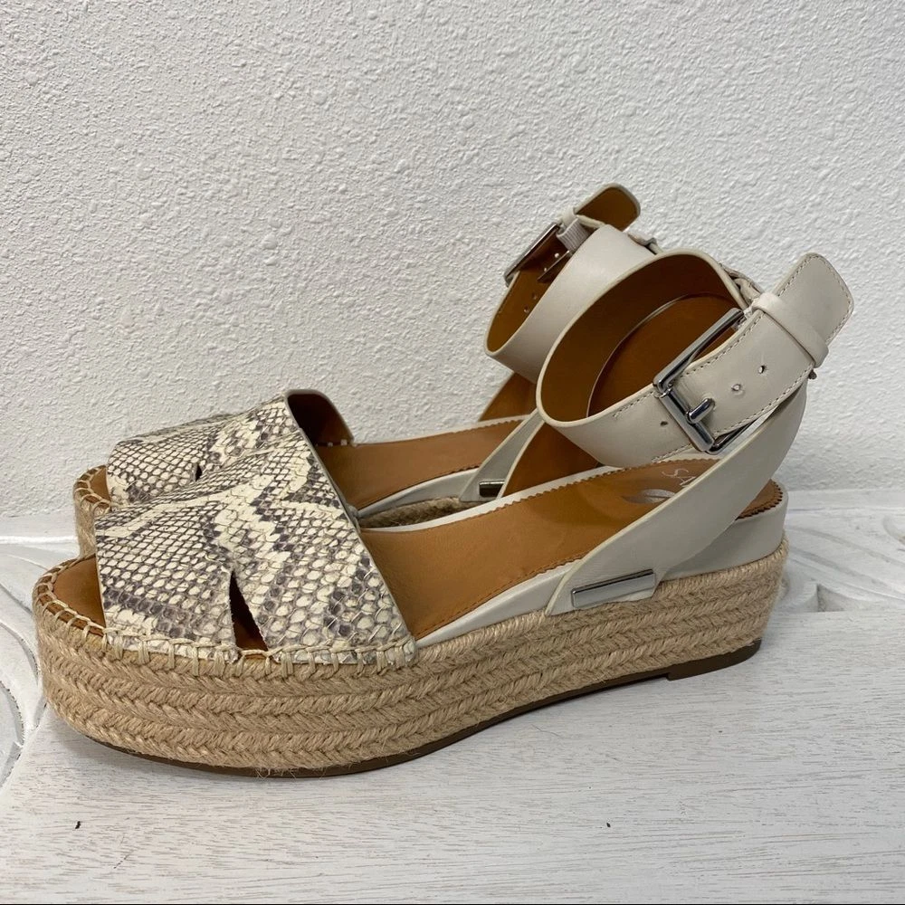 Franco Sarto Women s Lexie Ankle Strap Espadrille 9 eBay