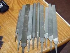LOT 10 AIRCRAFT METAL FILES ENGLAND NICHOLSON SUPER SHEAR STANDARD FLAT UTILITY