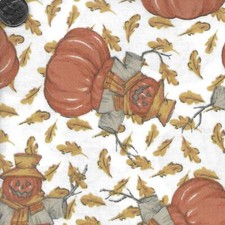 Fabric Pumpkins Halloween Quilt shop Quality 100 Cotton Sold by 1/2 Yard