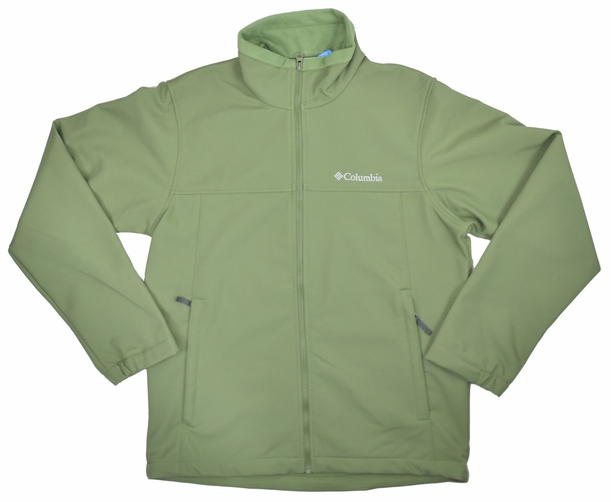 Columbia Men's Olive Green Mt. Village Softshell Jacket, Size M