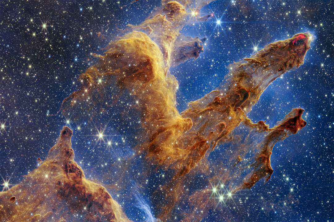 Space Nebula Pillars Of Creation Sidereal Ensemble Wall Art