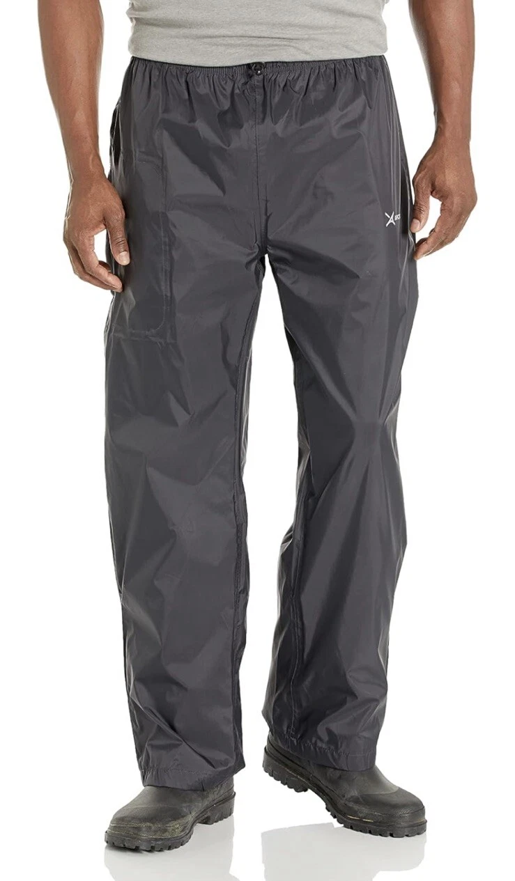 Arctix Men's Storm Rain Pant, Charcoal, 4X-Large Tall / 34 L Inseam Tall NWT