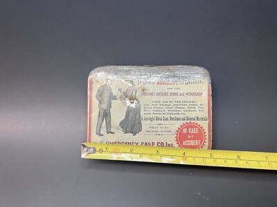 超レア物1920年代◆「First Aid」カードを集めたもの Vintage RARE 1920s US Emergency Case Co First Aid Kit Advertising