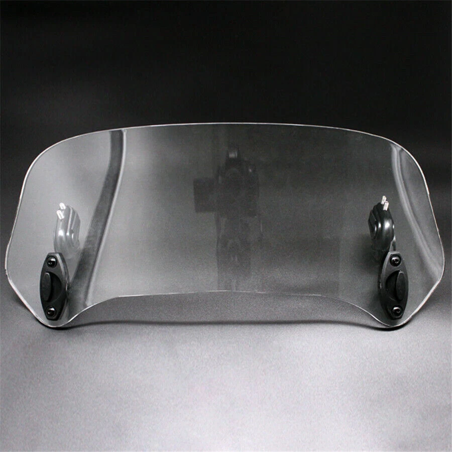 Motorcycle Adjustable Windscreen Spoiler Air Deflector Wind Protection Universal — 第 4/4 张图片