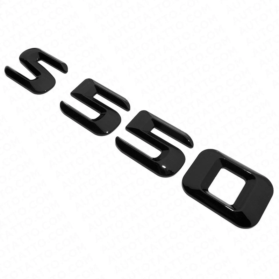 14-17 S 550 AMG Letter 3D Emblem Trunk Logo Nameplate Badge Decorate Gloss Black — 第 3/4 张图片