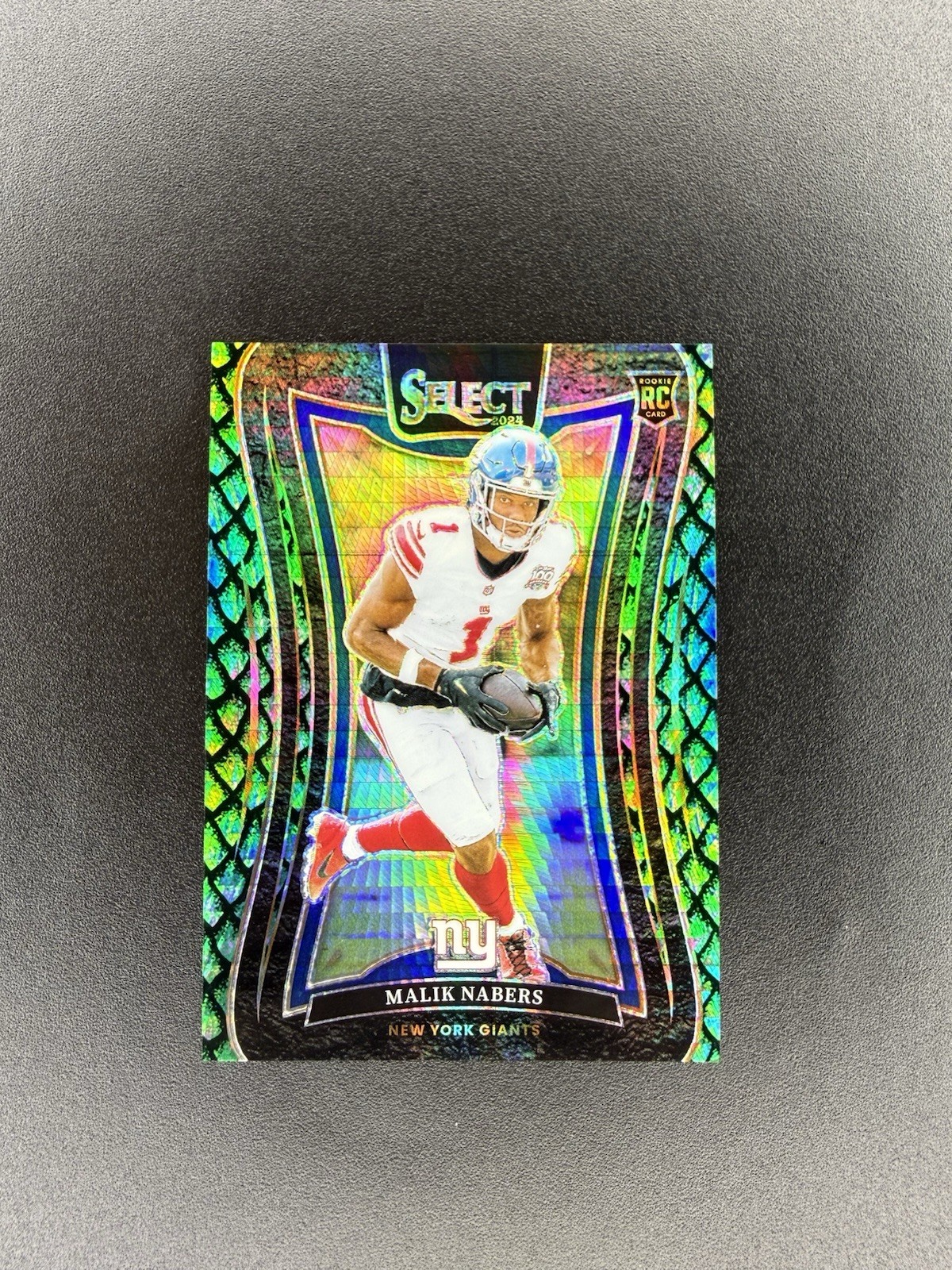 MALIK NABERS 2024 SELECT DRAGON SCALE PRIZM ROOKIE /81 #381 SUITE LEVEL