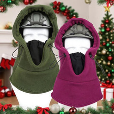 Winter Ski Full Face Mask Windproof Fleece Neck Warm Balaclava for Cold Weather