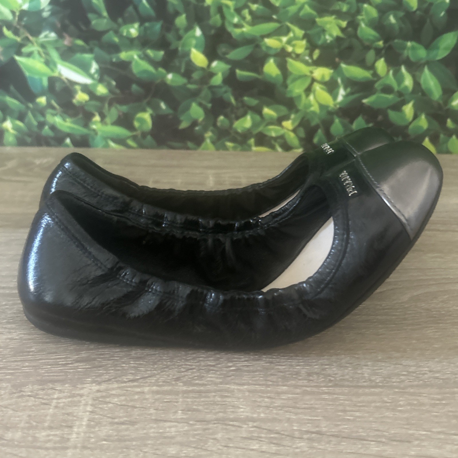 AUTHENTIC PRADA CAP TOE LOGO BALLET BALLERINA FLA… - image 7