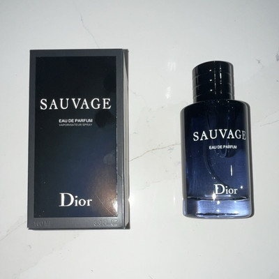 Dior Sauvage Eau de Parfum Spray 3.4 fl oz Refillable Regular Size