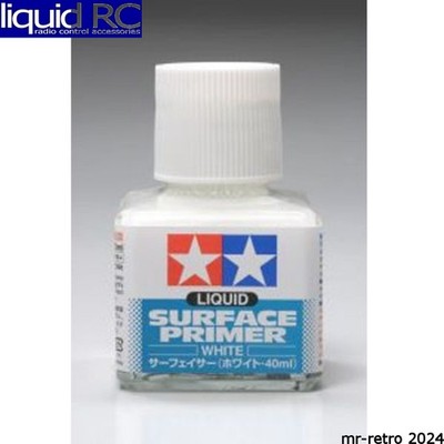 Tamiya USA TAM87096 White Liquid Surface Primer 40ml