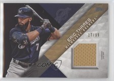 2018 Topps Major League Material Series 1 Black 17/99 Eric Thames #MLM-ET 2d8