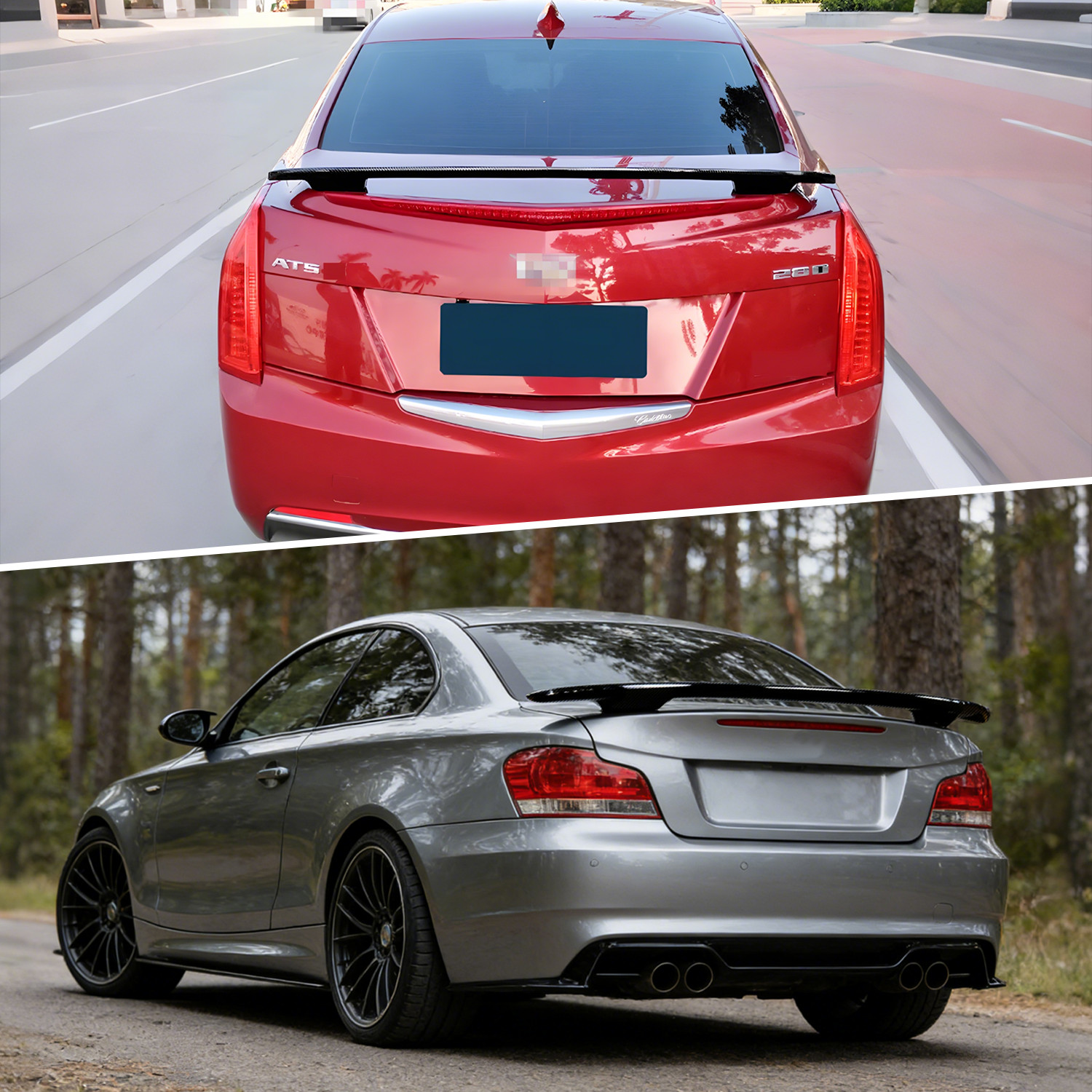 For Ferrari 360 Modena Carbon fiber 50" Sport Style Rear Trunk Spoiler Wing