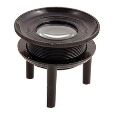 Vintage Tripod Magnifier 10x Magnification, Glass Lens, Made in Japan