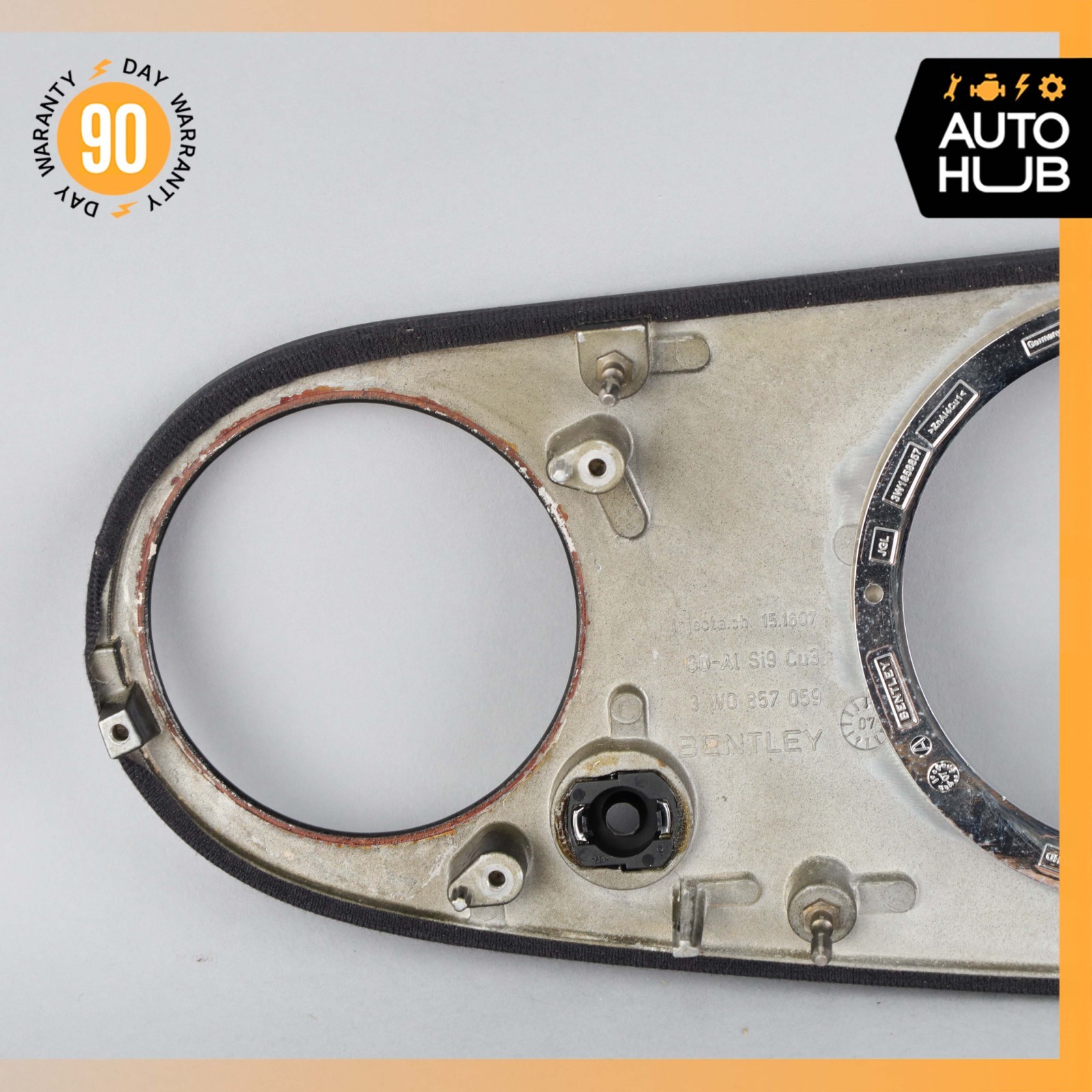 03-13 Bentley Continental GTC GT Dash Panel Speedometer Bezel Trim OEM 19k
