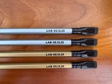 4 Blackwing Lab 5.13.25  pencils (2 gold and 2 silver: Box Not Included)