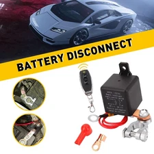 12V Disconnect Isolator Battery Cut Power -Off Switch Master Car Remote Control
