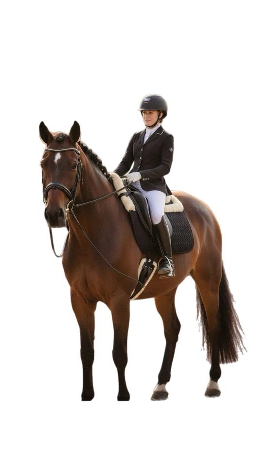 Funda de asiento de piel de oveja para silla de montar de caballo - Almohadilla de piel de oveja 100 %, lana suave Foto 2 de 4