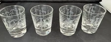 VINTAGE MCM SASAKI  BAMBOO SHOT GLASSES - A SET OF 4