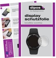 2X Schutzfolie Klar FüR Samsung Galaxy Watch 4 (40 Mm) Displayschutzfolie Folie