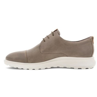 ECCO CS20 HYBRID  LEATHER OXFORD MOON ROCK CASHMERE EU 43 9-9.5 US LACE UP