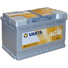 Varta A6 Dynamic AGM 12V 80Ah 800A/EN ersetzt Varta F21 Autobatterie