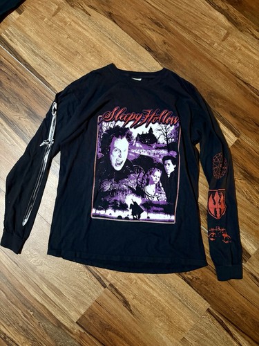 Vintage Sleepy Hollow Heads Will Roll T-Shirt Size Large Giant Headless Horseman