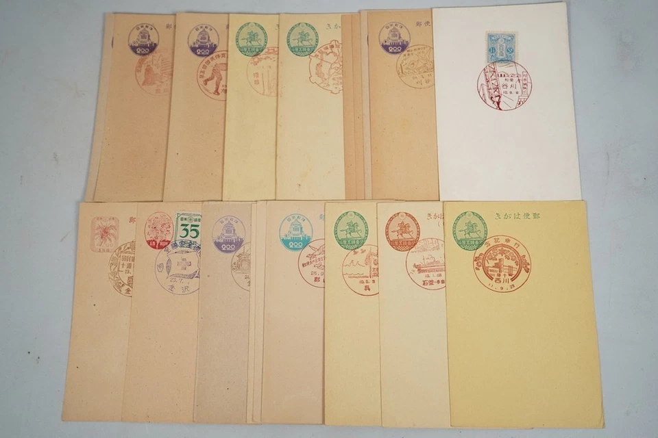 JAPAN EARLY 1900S COLLECTION OF PICTORIAL CANCELS ON OVER 500 STATIONERY CARDS - Image 4 of 4