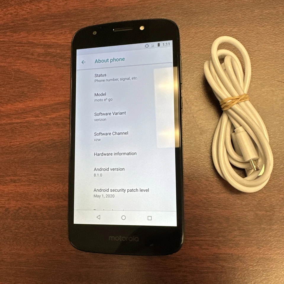 Motorola Moto E5 Go 16 GB Black (Verizon) Android Smartphone - Image 2 of 3