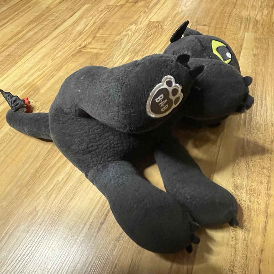 "Juguete de peluche Build A Bear Toothless Cómo entrenar a tu dragón Dreamworks 14""" Foto 2 de 3