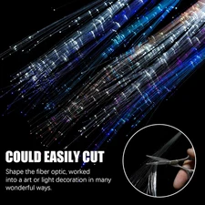 15 Pack Led Light Up Fairy Hair Accessories Braid Extension Clips for Women G...