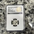 1943 10c Mercury Dime MS64 NGC w/ Original Bag Fragment