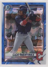 2021 Bowman Chrome Draft Sapphire Edition Angel Martinez #BDC-34 4t6