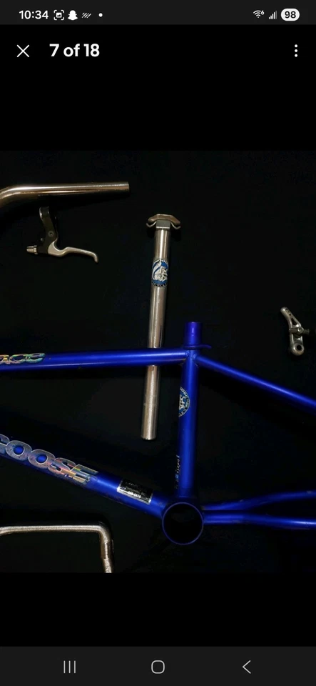 1997 Mongoose Menace BMX – Quadro de cauda em loop - Restauração/projeto de BMX vintage - Imagem 3 de 4