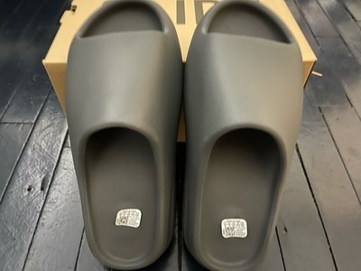Adidas Yeezy Slide Slate Grey Men's Size 8 ID2350 100% Authentic |Fast SHIPPING|