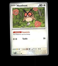 Hoothoot - 077/131 - Prismatic Evolutions - Non Holo - Near Mint - Pokemon TCG