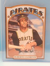2021 Topps Heritage 1972 Die-Cuts #72DC-15 Roberto Clemente HOF PIT Pirates