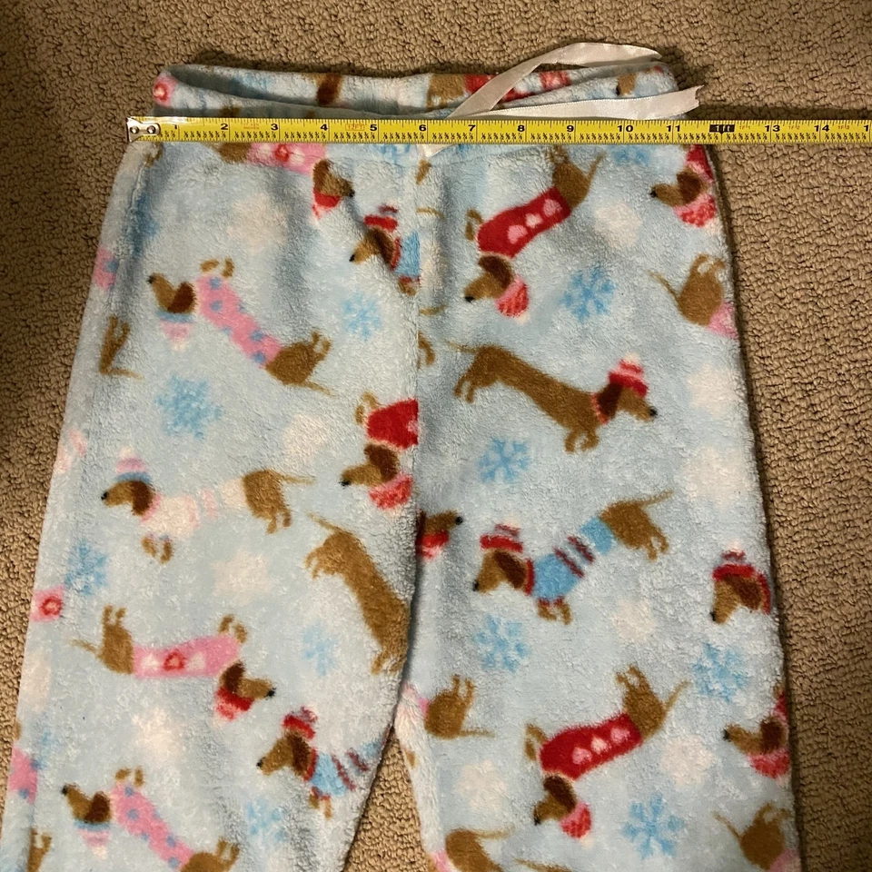 Девочек пижамы брюки таксы и снежинки маленький светло-синий - Изображение 2 из 3