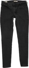 Levi's 710 Super Herren Schwarz Skinny Slim Stretch Jeans W32 L30 (84827)
