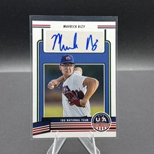 2023 Panini USA Baseball Stars & Stripes Blue Mavrick Rizy #18U2-MR Auto